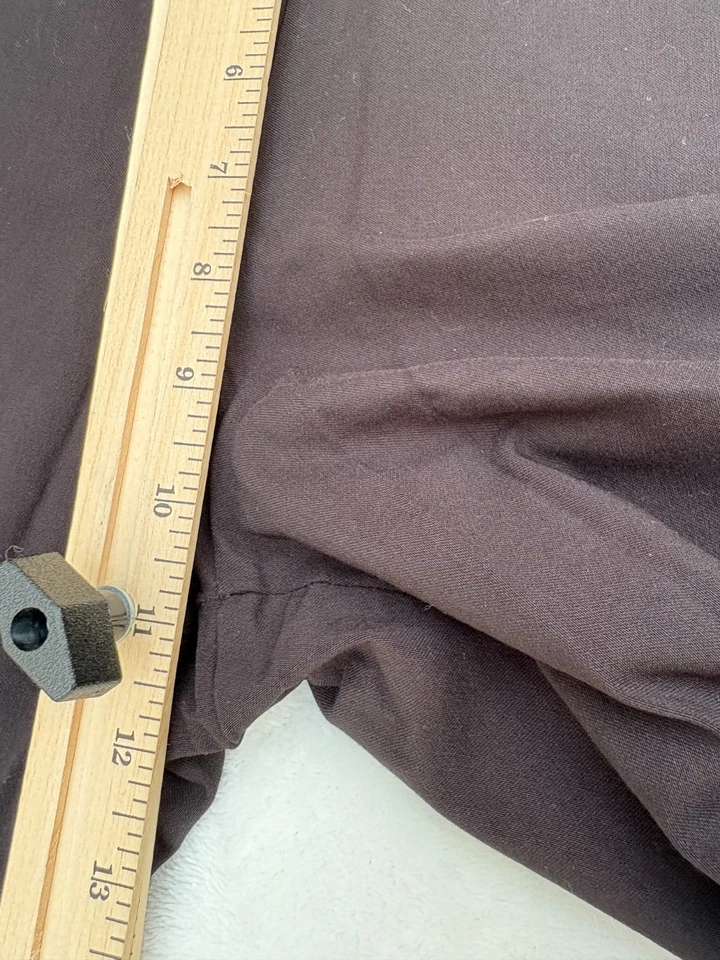 Calvin Klein Womens 14 Black Pants Skinny Leg High Rise Flat Front Ankle Pull On - Image 4 of 4