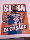 Karl-Anthony Towns Signed Autographed 8x10 Slam Photo NY Knicks Kentucky JSA
