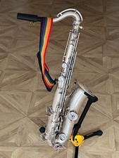Vintage Rainbow Saxophone strap Alto Tenor etc 2" wide 18" to 23" long 6 Colours