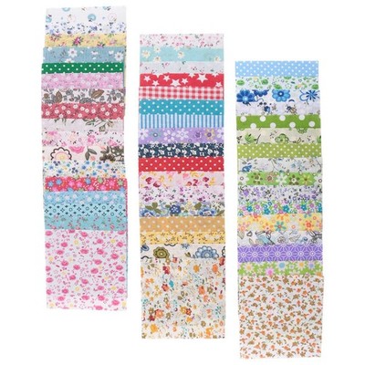 Stoff Patchwork Basteln Baumwolle Material Batik gemischte Quadrate Konvolut 10 x