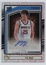 2024-25 Panini Donruss Rated Rookie Signatures Choice PJ Hall #293 Auto 1tb7