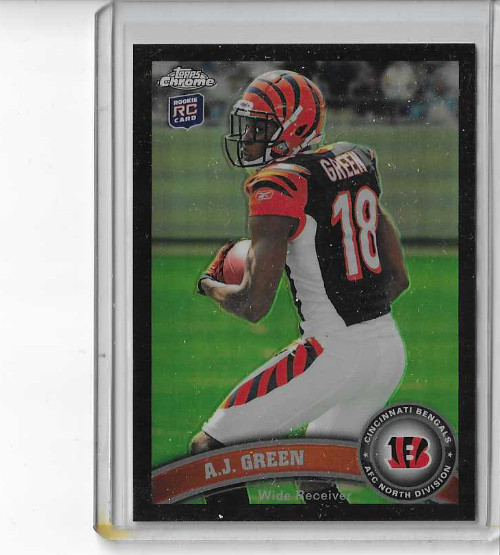 2011 Topps Chrome  Refractor A.J. Green  RC 121/299
