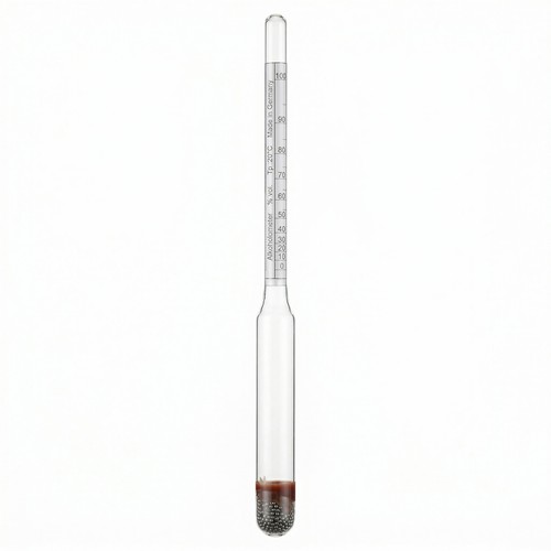 Alkoholmeter Aräometer Glas 0–100% Alkoholmesser Alkohol Spiritometer Destilate