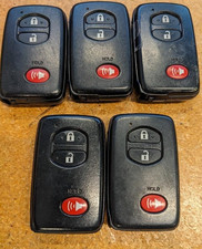 Lot Of 5 Oem Toyota Smart Key Fob Remotes Hyq14acx 3 Buttons Lot Of 5 Oem Toyota Smart Key Fob Remotes Hyq14acx 3 Buttons