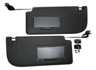 2015-2025 Ford F150 XLT Sport Black Sun Visors Extendable Non-Illuminated