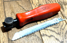 🇺🇸 Snap On Tools Red Quick Cutter Hack Saw Hand Saw-all Blade Hard Handle USA