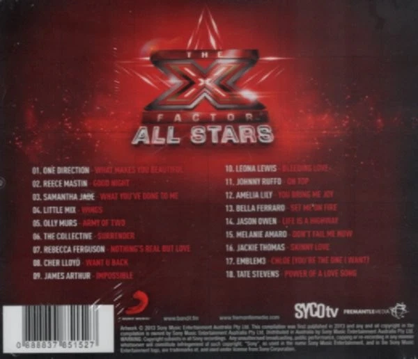 X Factor All Stars - CD, One Direction, Leona Lewis, Reece Mastin, Johnny Ruffo, - Bild 2 von 2