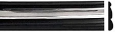 1992-1996 Ford Black Chrome Side Body Trim Molding Half Roll - 12 ft, 