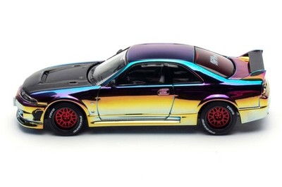 GTRコレクション Pop Race Xcartoys 1:64 Nissan Skyline GT-R R33 Magic Color APAxpo