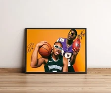 Anthony Edwards & Justin Jefferson Minnesota’s Coldest Poster