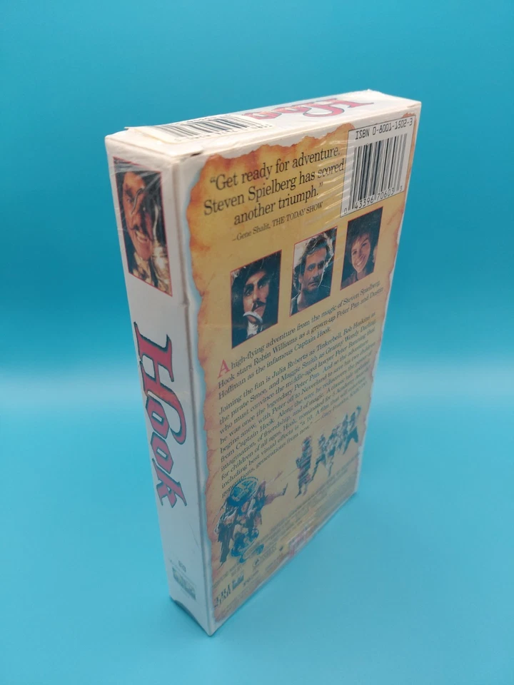 Hook (VHS, 2001) Robin Williams Sealed New Julia Roberts  - Image 4 of 4