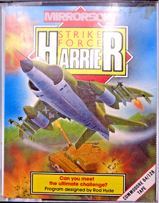 COMMODORE 64/128 -- STRIKE FORCE HARRIER (MIRRORSOFT)