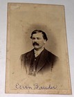 Rare Antique ID'd American Pattern Maker & Scroll Sawyer Ervin Bauder CDV Photo! — photo 2