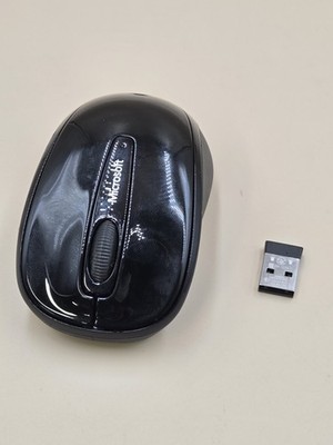 Microsoft Wireless Mobile Mouse 3500 Gray Model 1571 with USB Nano Dongle Tested