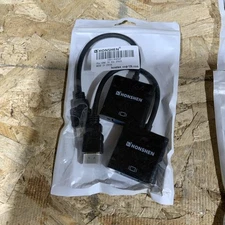 Lot Of 2! 10" Honshen HDMI to VGA Blue cable