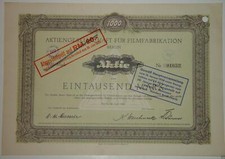 Spółka akcyjna dla produkcji filmów 1921 1000 M