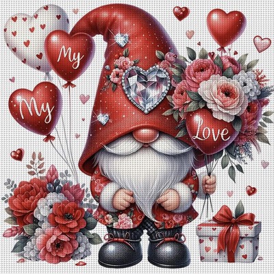 VALENTINSTAG GONK (7) KREUZSTICHMUSTER