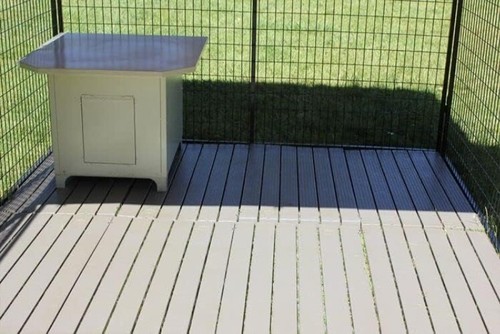 Tool-Free Installation 2' x 4' Raised Dog Flooring Panel - Safe for All Pets - Picture 9 of 9