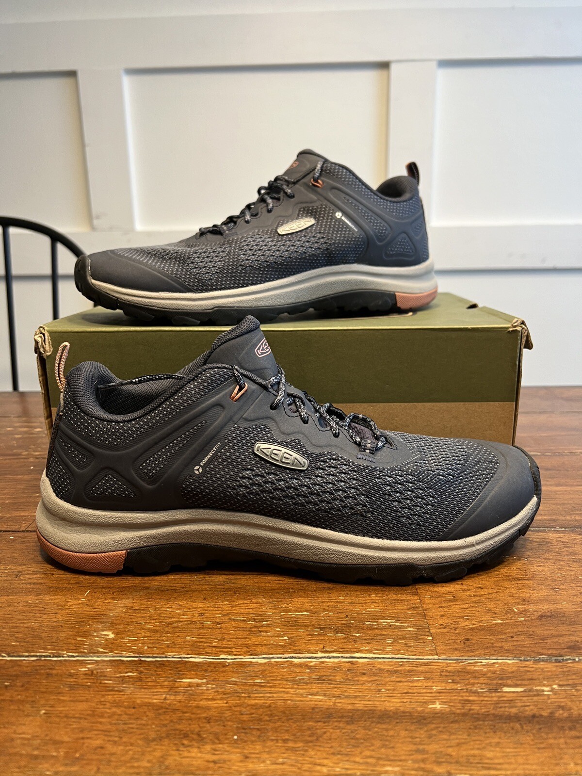 Scarpe da trekking Keen donna Terradora II Vent punta morbida blu notte redwood 10 D