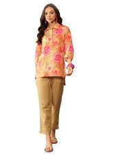 Women's Floral Printed Empire Co-ord Set