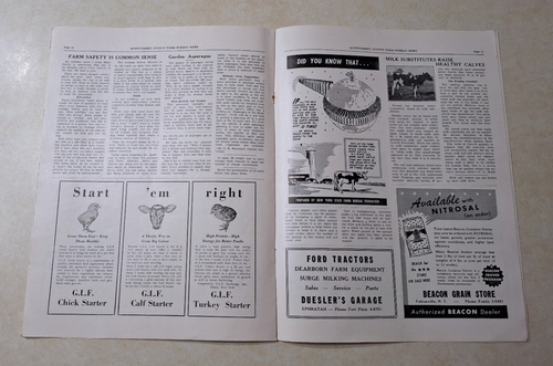 The Montgomery County Farm Bureau News Vintage Fonda NY 1950s History Newsletter - Imagen 5 de 16