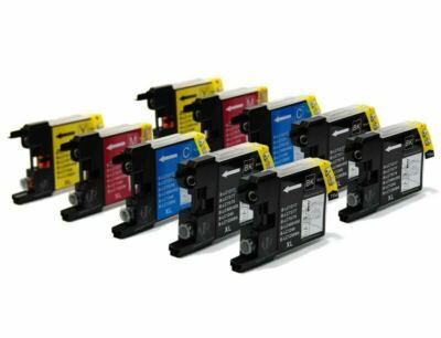 LC1280/LC1240/LC1220 2 Sets + 2 extra schwarze Tinten für Brother Drucker kein OEM