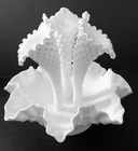 Epergne Large Fenton Hobnail Vtg. Milk Glass Excellent Used Condition