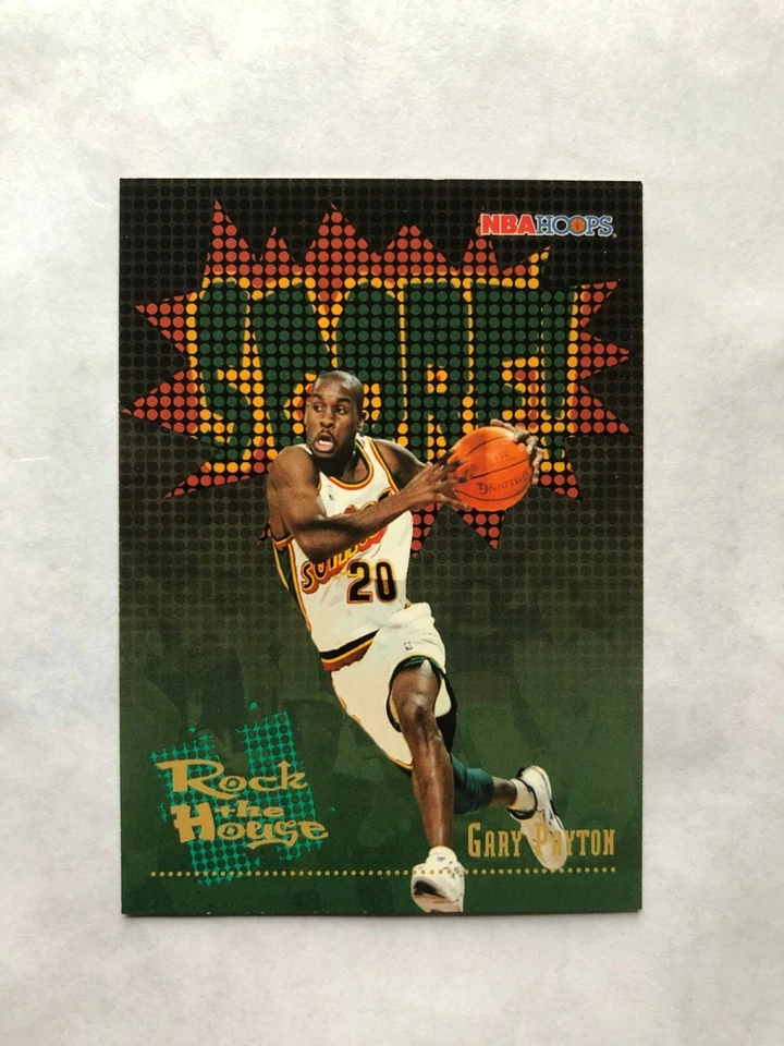 1996 GARY PAYTON SkyBox Basketball Card # 386 Made in USA - Image 2 of 4