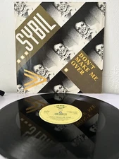 Sybil ‎"Don't Make Me Over" - CHAMP12.213 - 12" Vinyl VG+/VG SIGNED