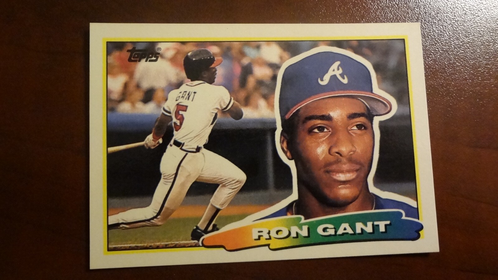 1988 TOPPS BIG BASEBALL CARD # 249 RON GANT