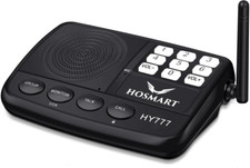 Hosmart Wireless Intercom System 1/2 Mile Long Range 7-Channel Single Unit