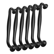 Cabinet Handles Black 5.7 Inch Total Length 5.0inch/128mm Hole Center Pulls D...