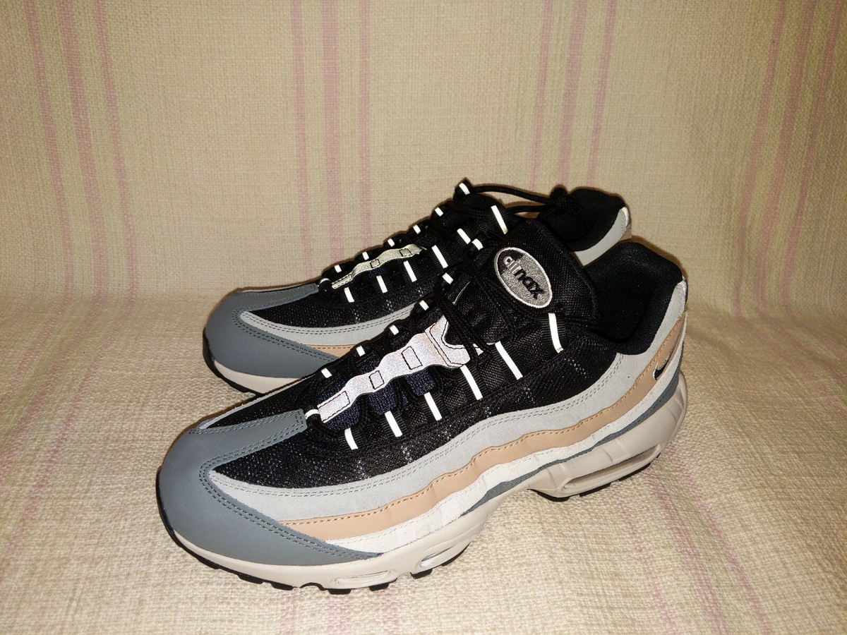 Nike Air Max 95 Smoke Grey Black Light Beige AM95 DC9412 002 Men's
