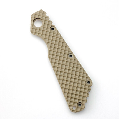 1PC G10 Crater Pattern Knife Handle Scale for Strider Old SMF New