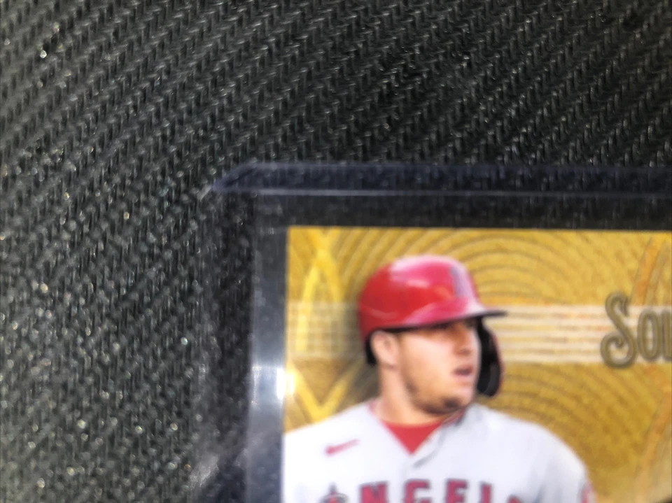 2021-22 topps tribute solid gold greats mike trout auto /10 - Image 3 of 4
