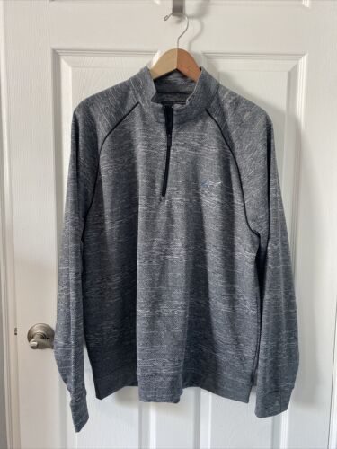Greg Norman XL 1/4 Reißverschluss Pullover Sweatshirt beheizt grau (S420) - Bild 1 von 5