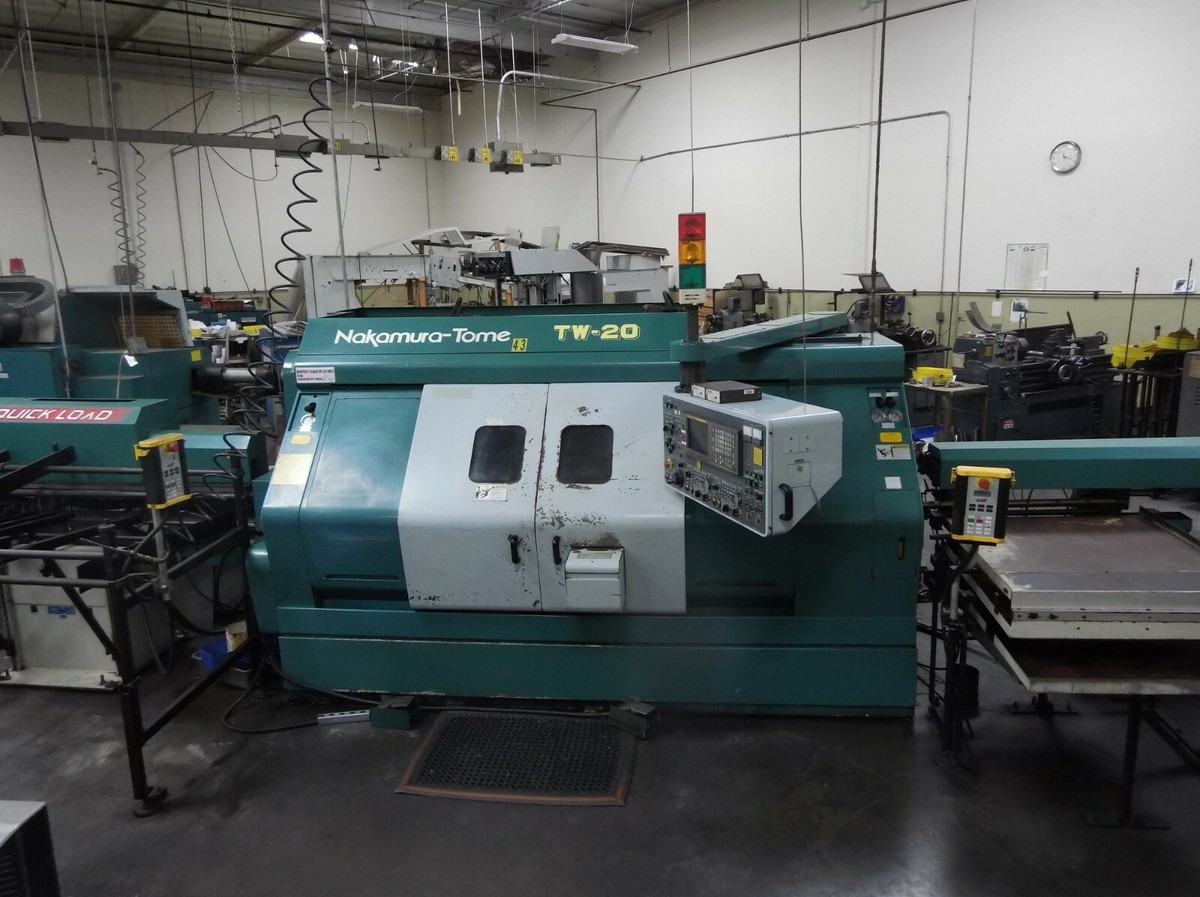 Nakamura Tome TW-20, Twin Spindle/Turret Turning Center; MOVING