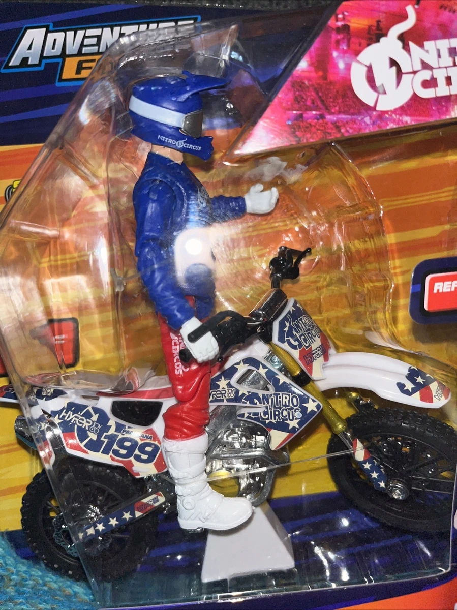 Toy dirt bike 2025 with rider