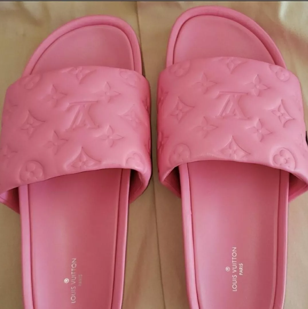 lv pink slides