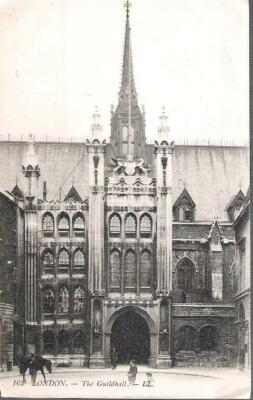 London - The Guildhall - LL (Abgabe) Postkarte um 1910
