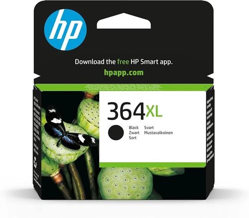 HP 364XL NERA BLACK CN684EE, Cartuccia Originale per Stampanti HP Photosmart