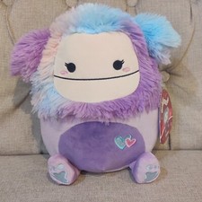 Squishmallows EDEN PURPLE Bigfoot 8" PLUSH TOY Kid Valentine's Day Gift Nwt New