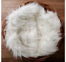 Fluffy Pet Dog Cat Bed Mat, Washable Super Soft Plush Faux Fur Warm Area Mat Pad