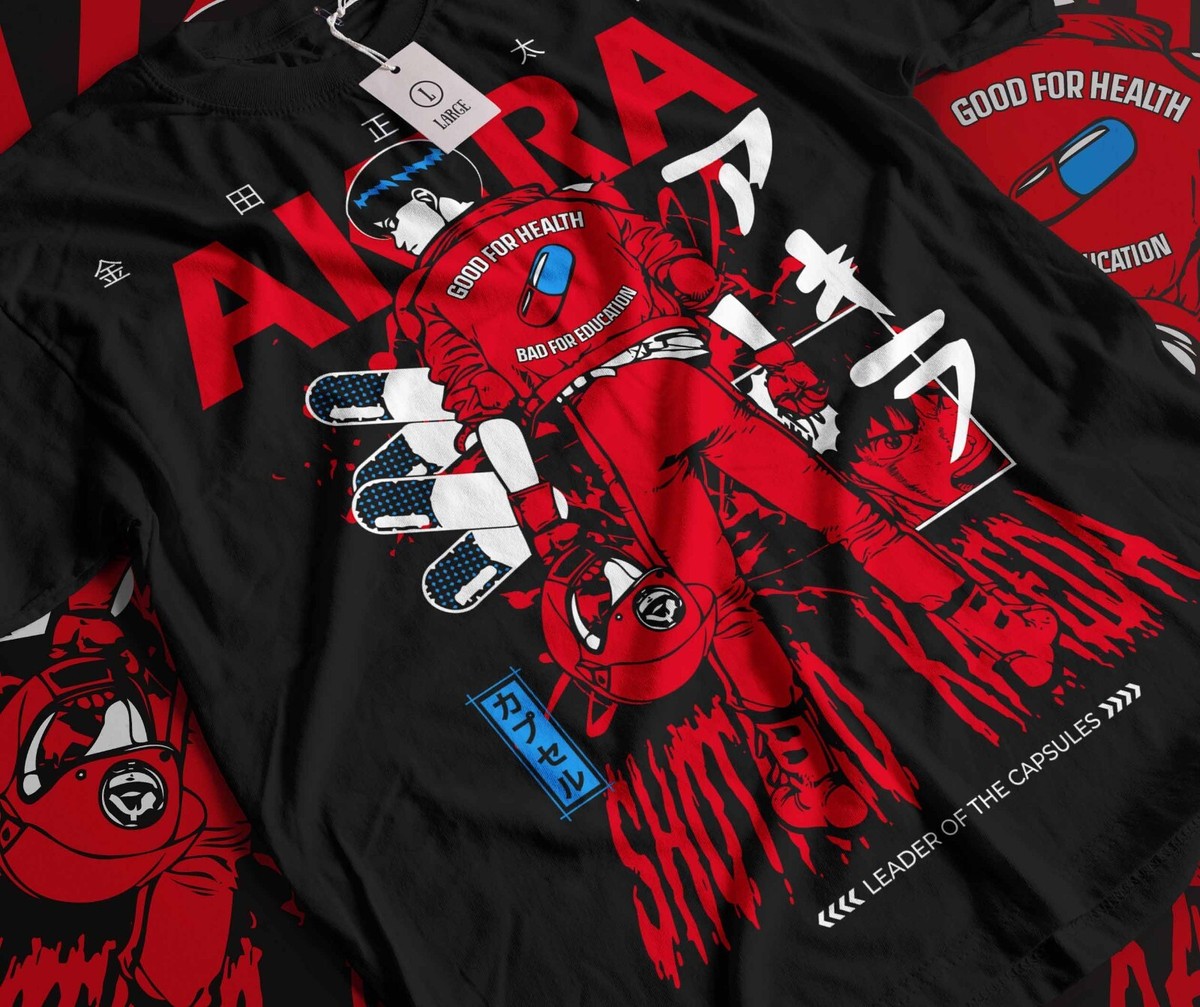 Akira Shirt, Akira Good for Health Bad for Education, Akira T