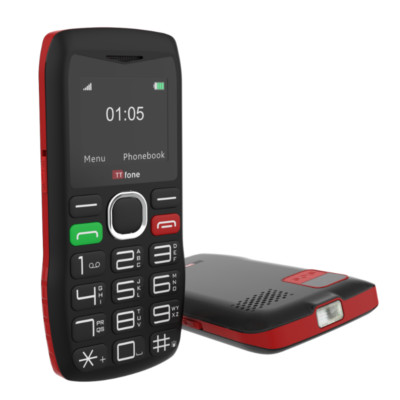 TTfone TT880 Mobiles SOS Großtasten Seniorentelefon & PAYG EE SIM Karte Netzwerk