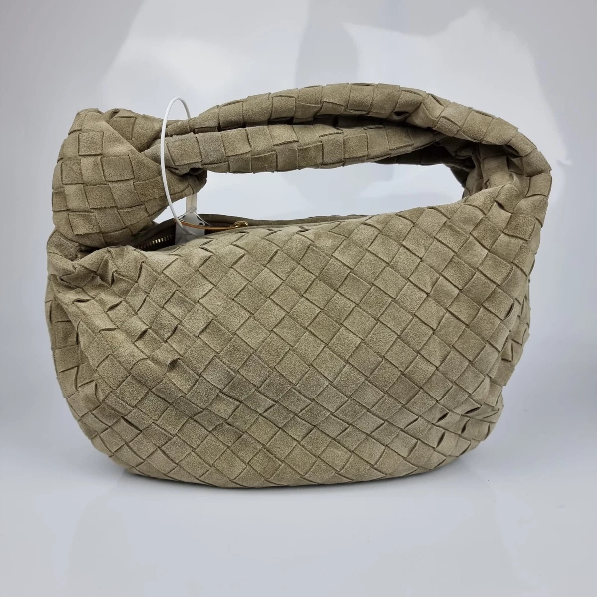 Bottega Veneta Teen Jodie Intrecciato Denim Shoulder Bag