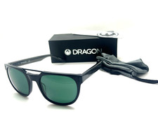 DRAGON UNISEX SUNGLASSES DR516S 001 BLACK SQUARE 52-20-145MM