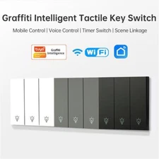 DH-313 Tuya WiFi Smart Switch Light Control Panel Télécommande 86 Interrupteur mural