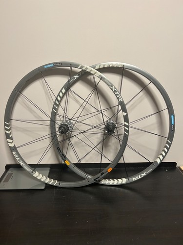 Vintage XTR WH-M965 Wheel Set 26" QR Center Lock Brake Gray XTR Tubeless