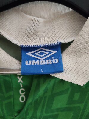 MEXICO 1994 WC camiseta shirt trikot maillot maglia umbro L